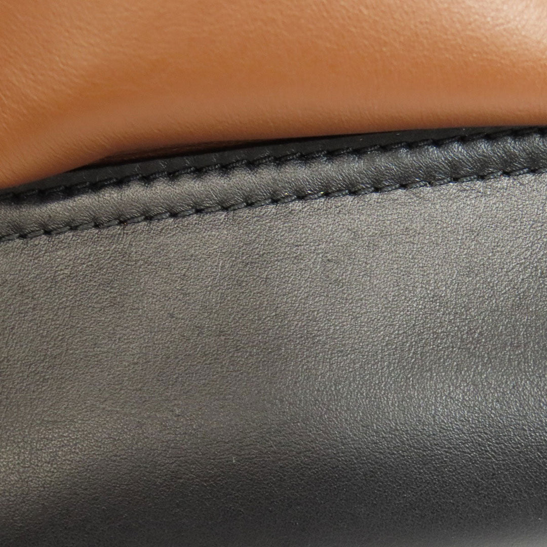 COACH Backpack C2934 leather Brown logo Women Used Authentic