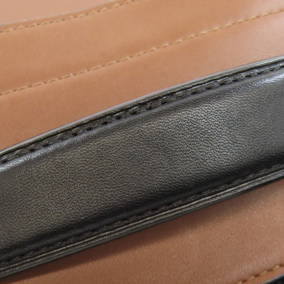 COACH Backpack C2934 leather Brown logo Women Used Authentic