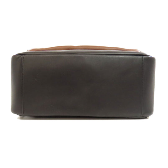 COACH Backpack C2934 leather Brown logo Women Used Authentic