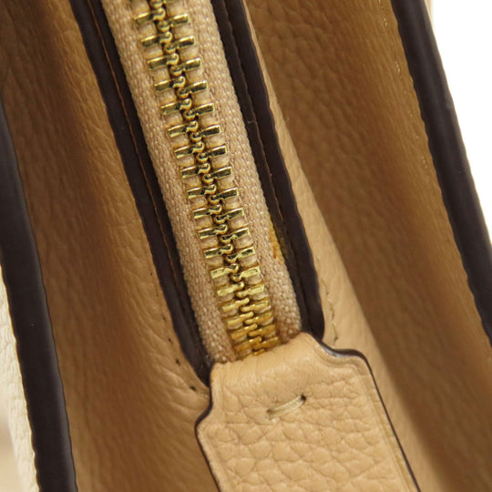 COACH Handbag 76089 leather white Channing Carryall 2WAY Women Used Authentic