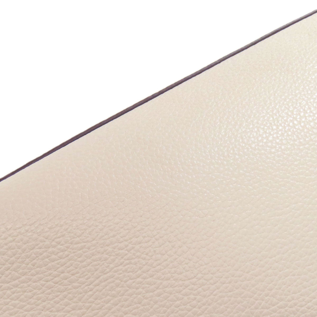 COACH Handbag 76089 leather white Channing Carryall 2WAY Women Used Authentic