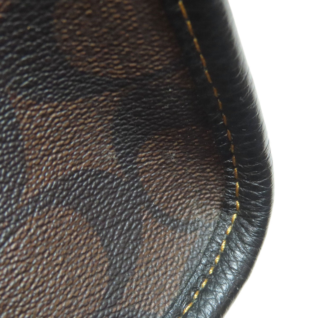 COACH Handbag C6918 PVC, Leather Brown Signature Women Used Authentic