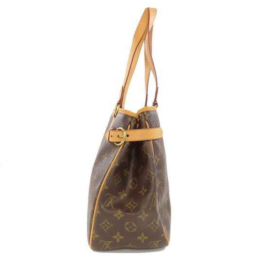 LOUIS VUITTON Tote Bag M51154 Monogram canvas Brown Batignolles Horizontal