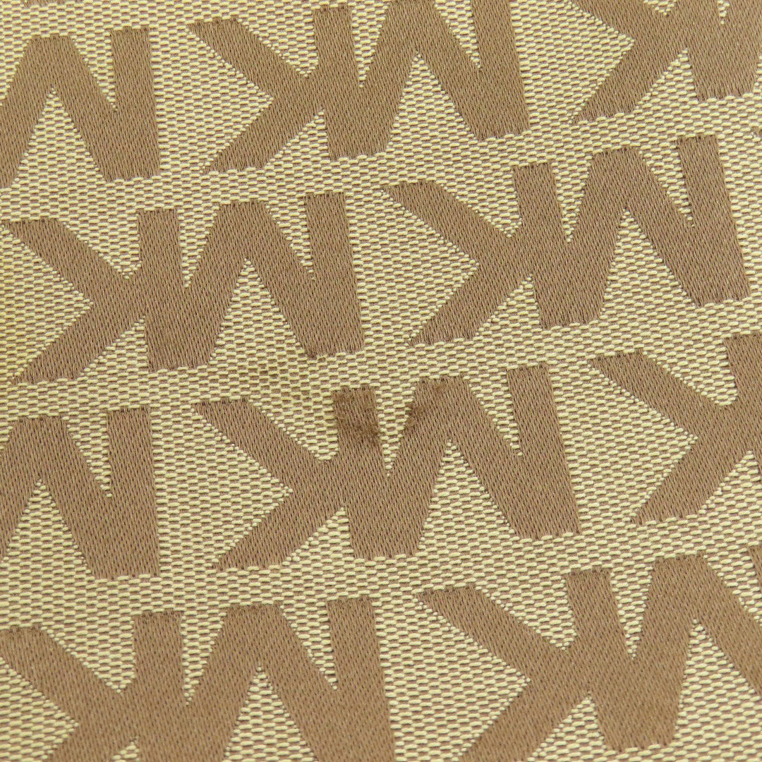 MICHAEL KORS Tote Bag canvas Brown Logo pattern Women Used Authentic