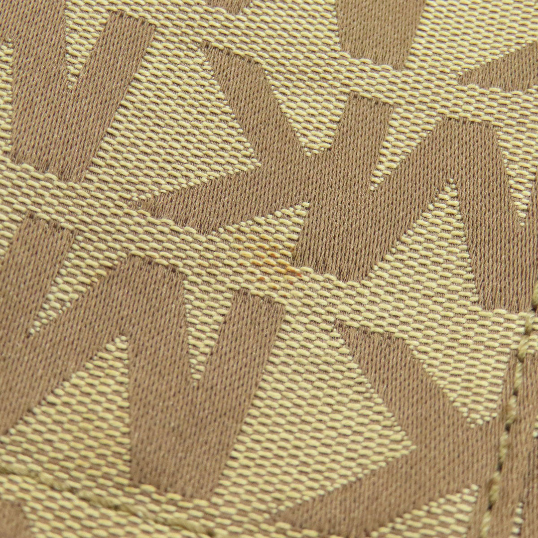 MICHAEL KORS Tote Bag canvas Brown Logo pattern Women Used Authentic