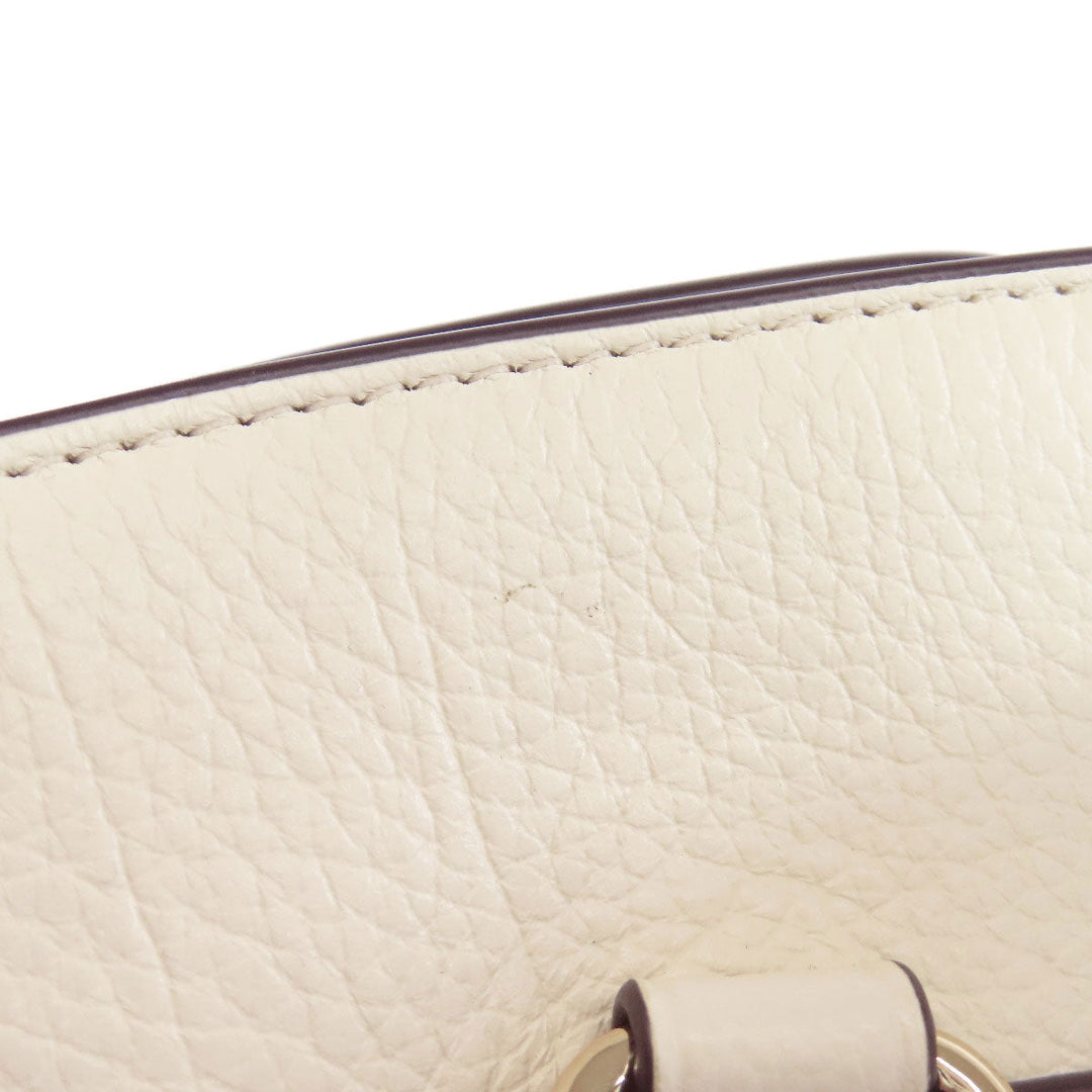 COACH Handbag 37575 leather white Mercer Satchel 2WAY Women Used Authentic