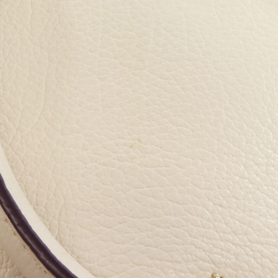 COACH Handbag 37575 leather white Mercer Satchel 2WAY Women Used Authentic