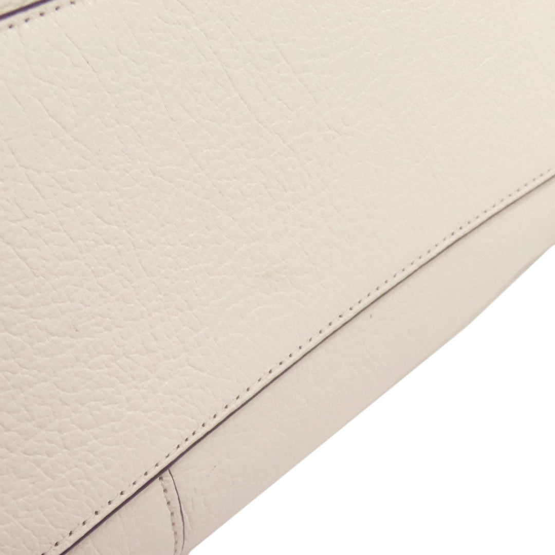 COACH Handbag 37575 leather white Mercer Satchel 2WAY Women Used Authentic