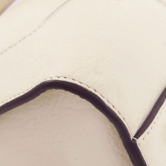 COACH Handbag 37575 leather white Mercer Satchel 2WAY Women Used Authentic