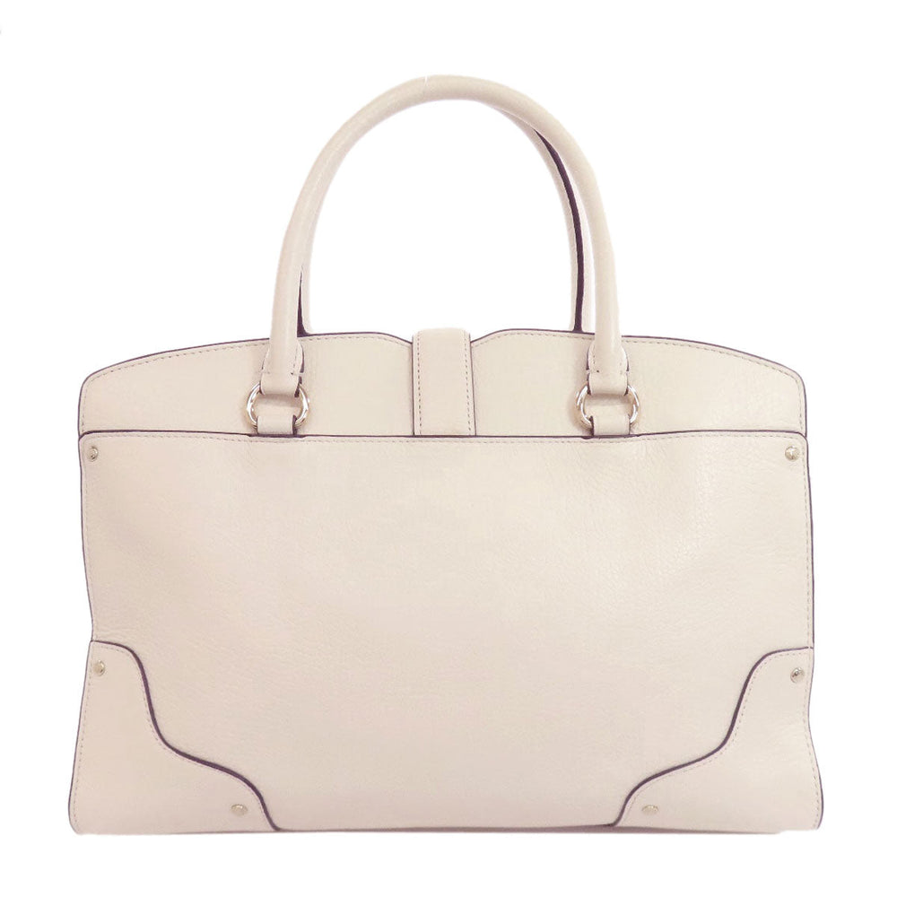 COACH Handbag 37575 leather white Mercer Satchel 2WAY Women Used Authentic