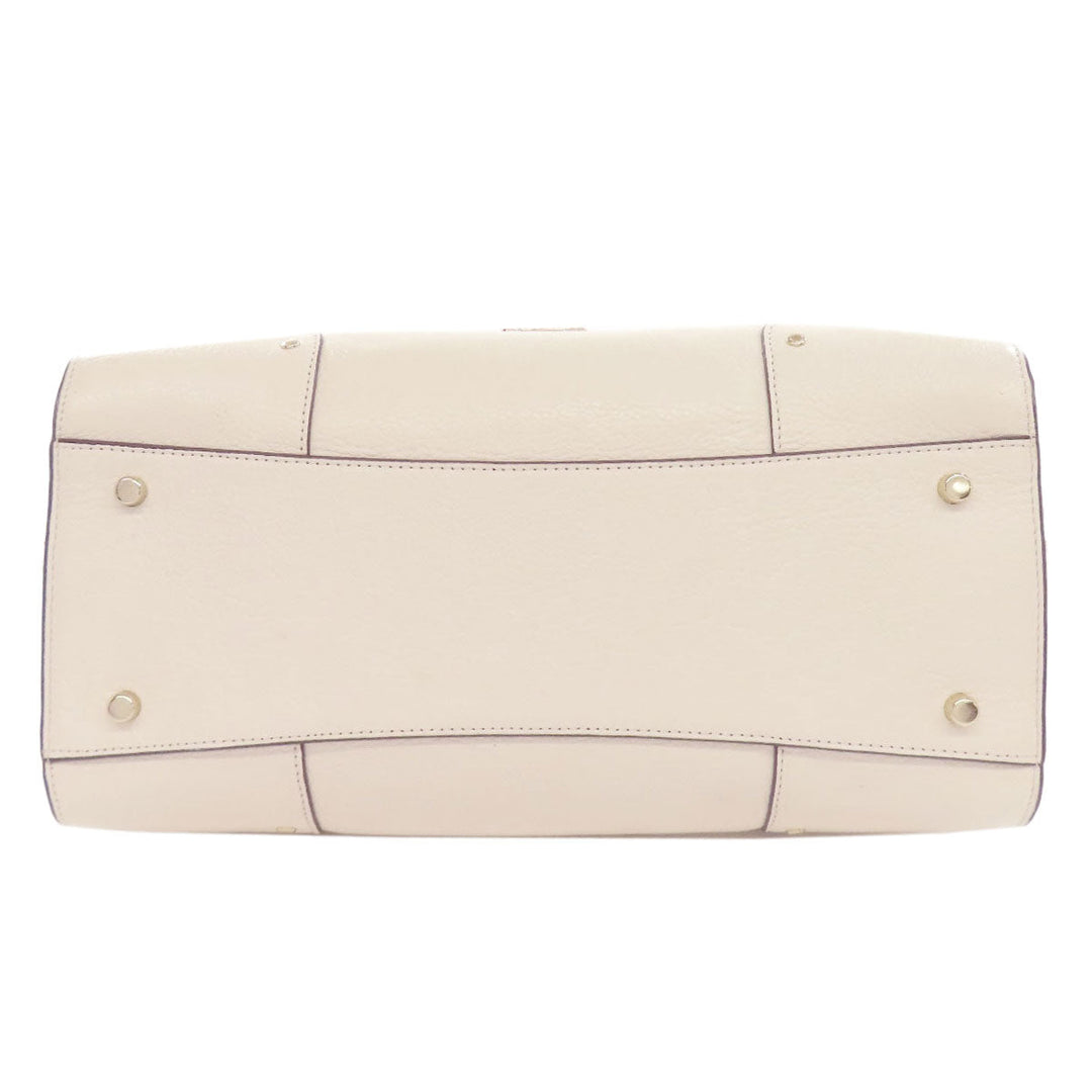 COACH Handbag 37575 leather white Mercer Satchel 2WAY Women Used Authentic