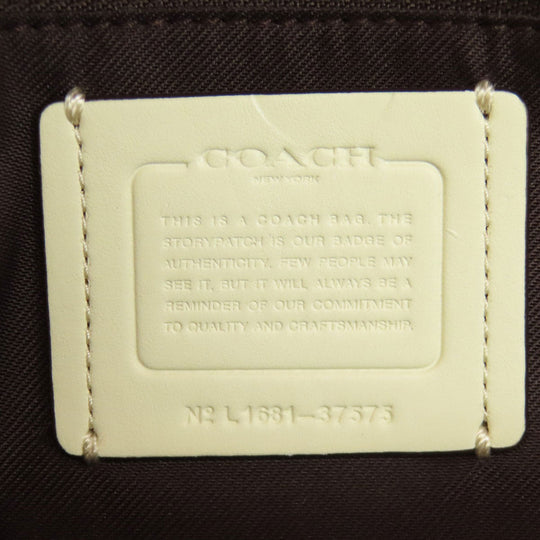 COACH Handbag 37575 leather white Mercer Satchel 2WAY Women Used Authentic