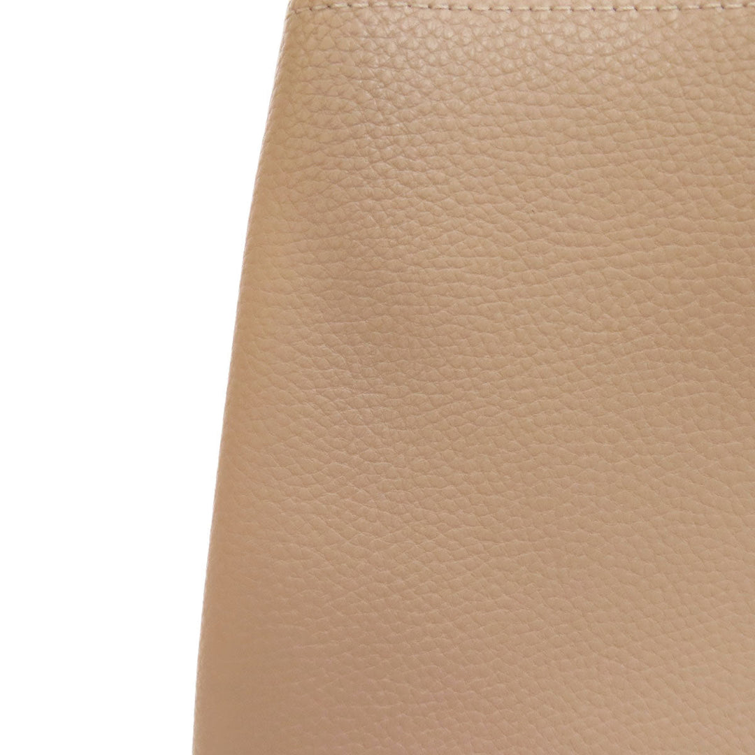 COACH Handbag 1011 leather beige Small Town Bucket 2WAY Women Used Authentic