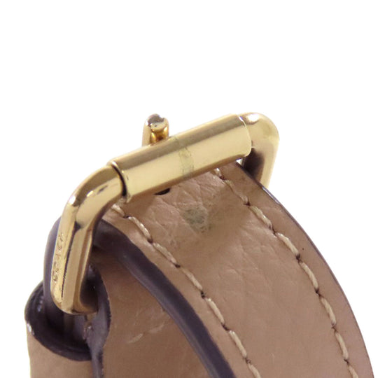 COACH Handbag 1011 leather beige Small Town Bucket 2WAY Women Used Authentic