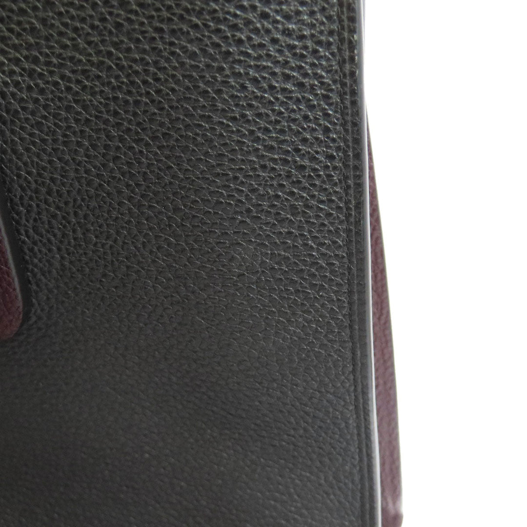 COACH Handbag 73845 leather black 2WAY Women Used Authentic