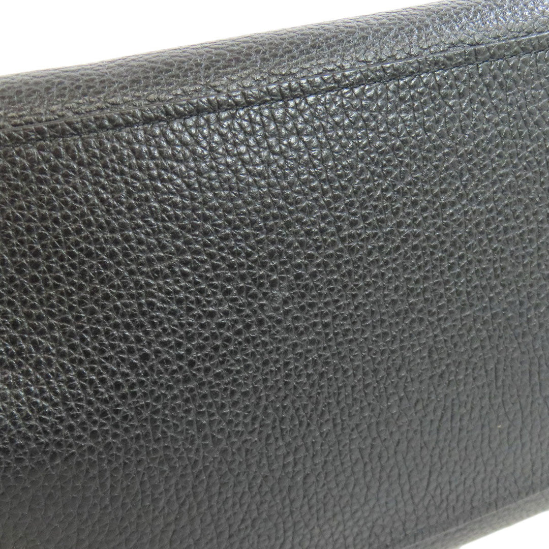 COACH Handbag 73845 leather black 2WAY Women Used Authentic