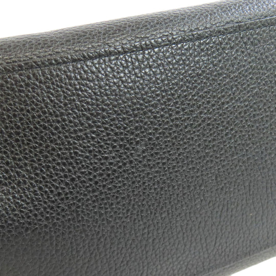 COACH Handbag 73845 leather black 2WAY Women Used Authentic