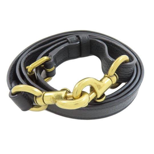 COACH Handbag 73845 leather black 2WAY Women Used Authentic