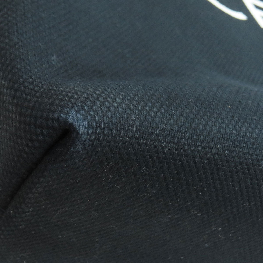 CELINE Tote Bag canvas black Horizontalkava Women Used Authentic