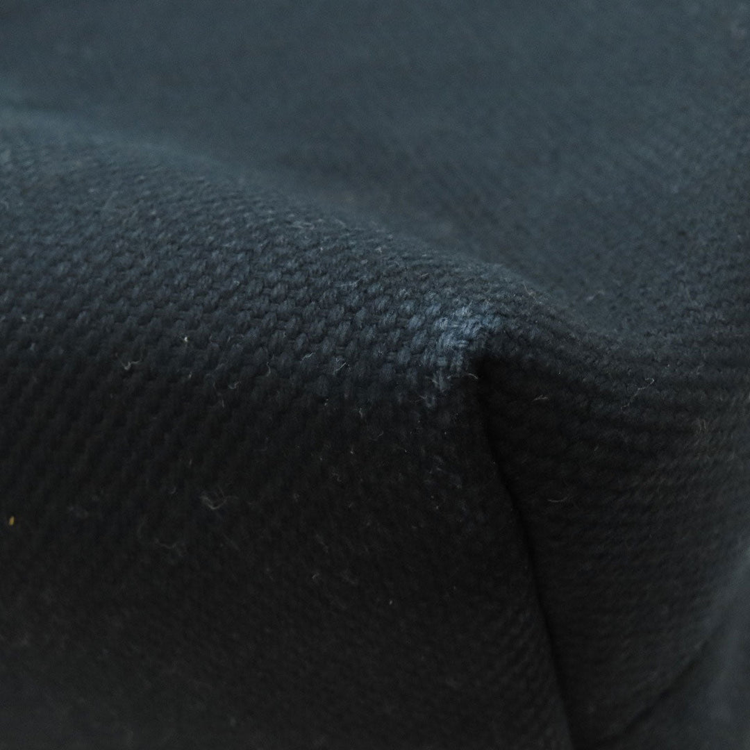 CELINE Tote Bag canvas black Horizontalkava Women Used Authentic