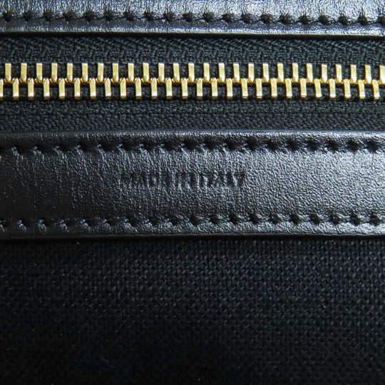 CELINE Tote Bag canvas black Horizontalkava Women Used Authentic