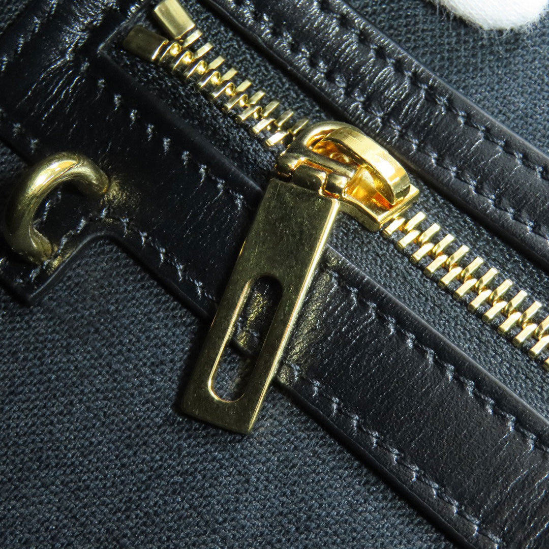 CELINE Tote Bag canvas black Horizontalkava Women Used Authentic