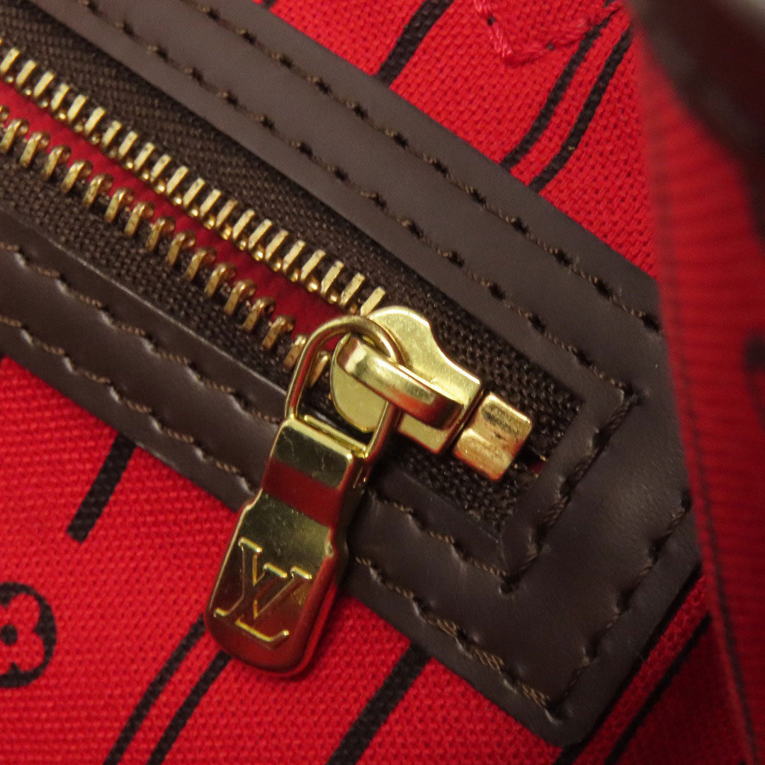 LOUIS VUITTON Tote Bag N51106 Damier canvas Brown Neverfull GM (old) Women Used Authentic