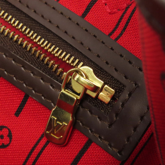 LOUIS VUITTON Tote Bag N51106 Damier canvas Brown Neverfull GM (old) Women Used Authentic