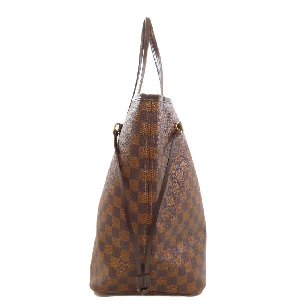 LOUIS VUITTON Tote Bag N51106 Damier canvas Brown Neverfull GM (old) Women Used Authentic