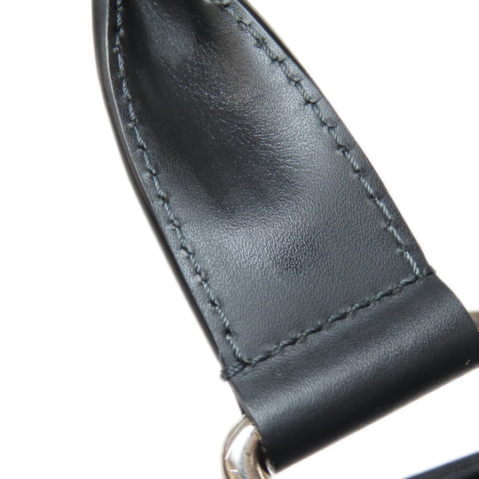 LOUIS VUITTON Tote Bag N41397 Damier canvas Navy Kava Voyajaj mens Used Authentic