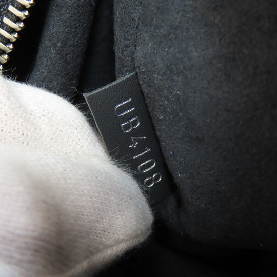 LOUIS VUITTON Tote Bag N41397 Damier canvas Navy Kava Voyajaj mens Used Authentic