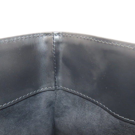 LOUIS VUITTON Tote Bag N41397 Damier canvas Navy Kava Voyajaj mens Used Authentic