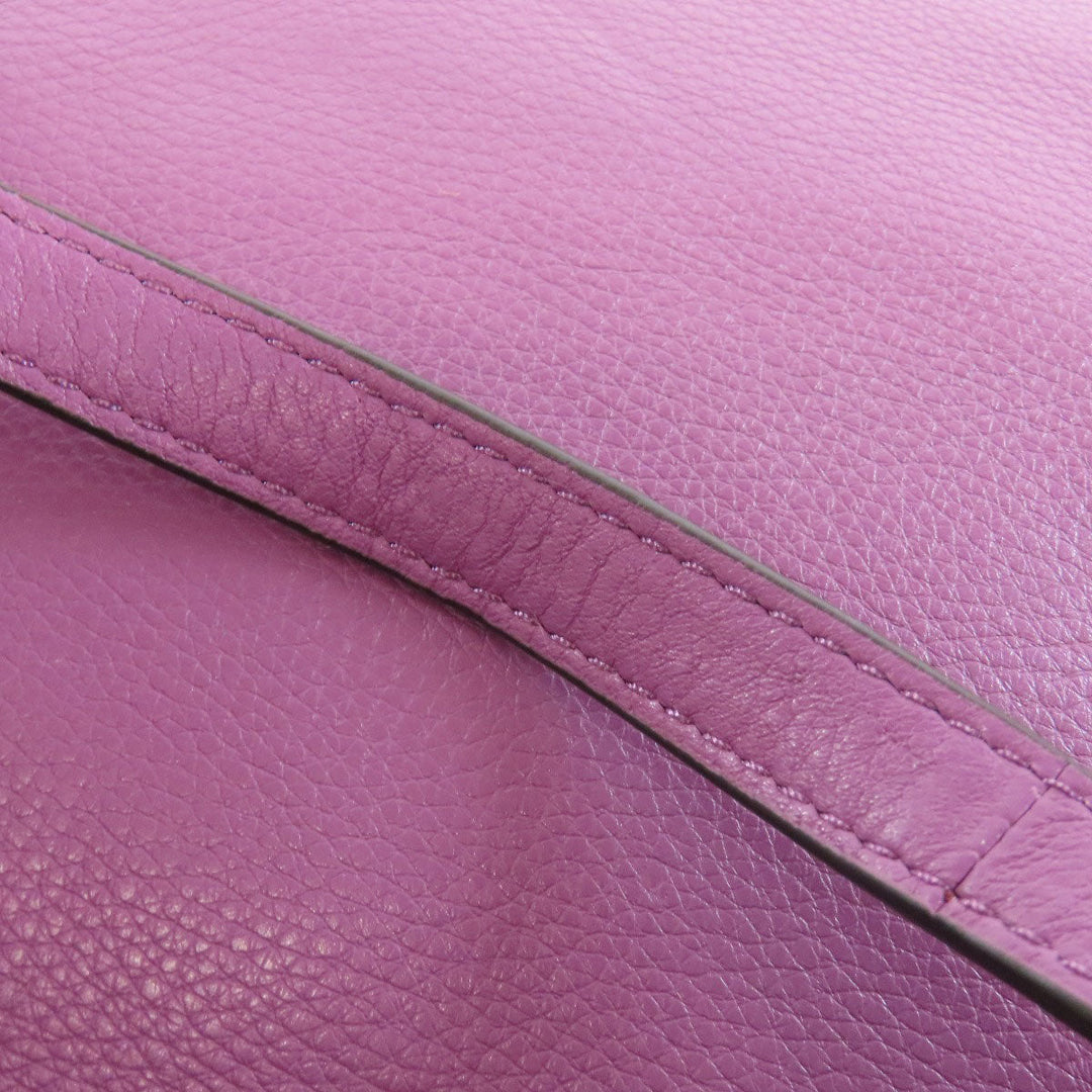 COACH Handbag F36675 leather purple 2WAY