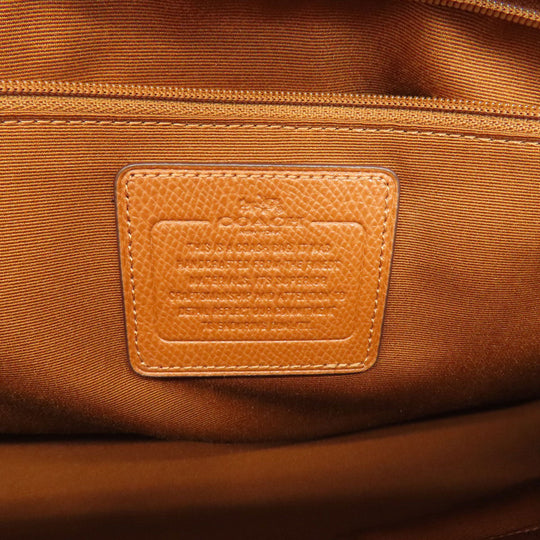 COACH Handbag F37233 PVC Brown Signature 2WAY Women Used Authentic