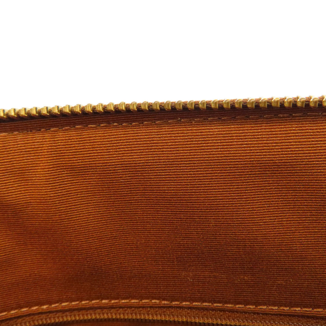 COACH Handbag F37233 PVC Brown Signature 2WAY Women Used Authentic