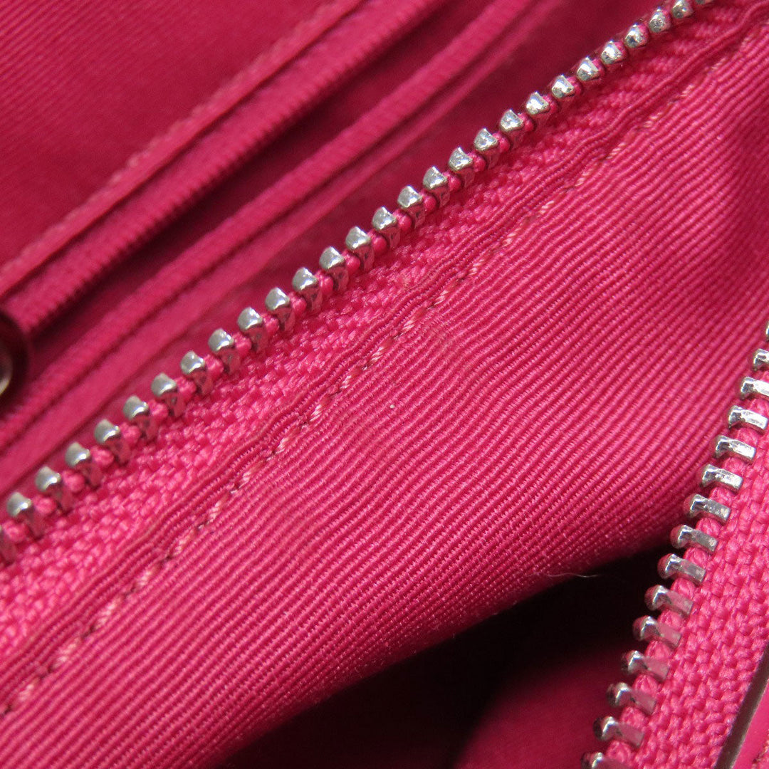 COACH Tote Bag F57842 PVC Brown Signature Women Used Authentic