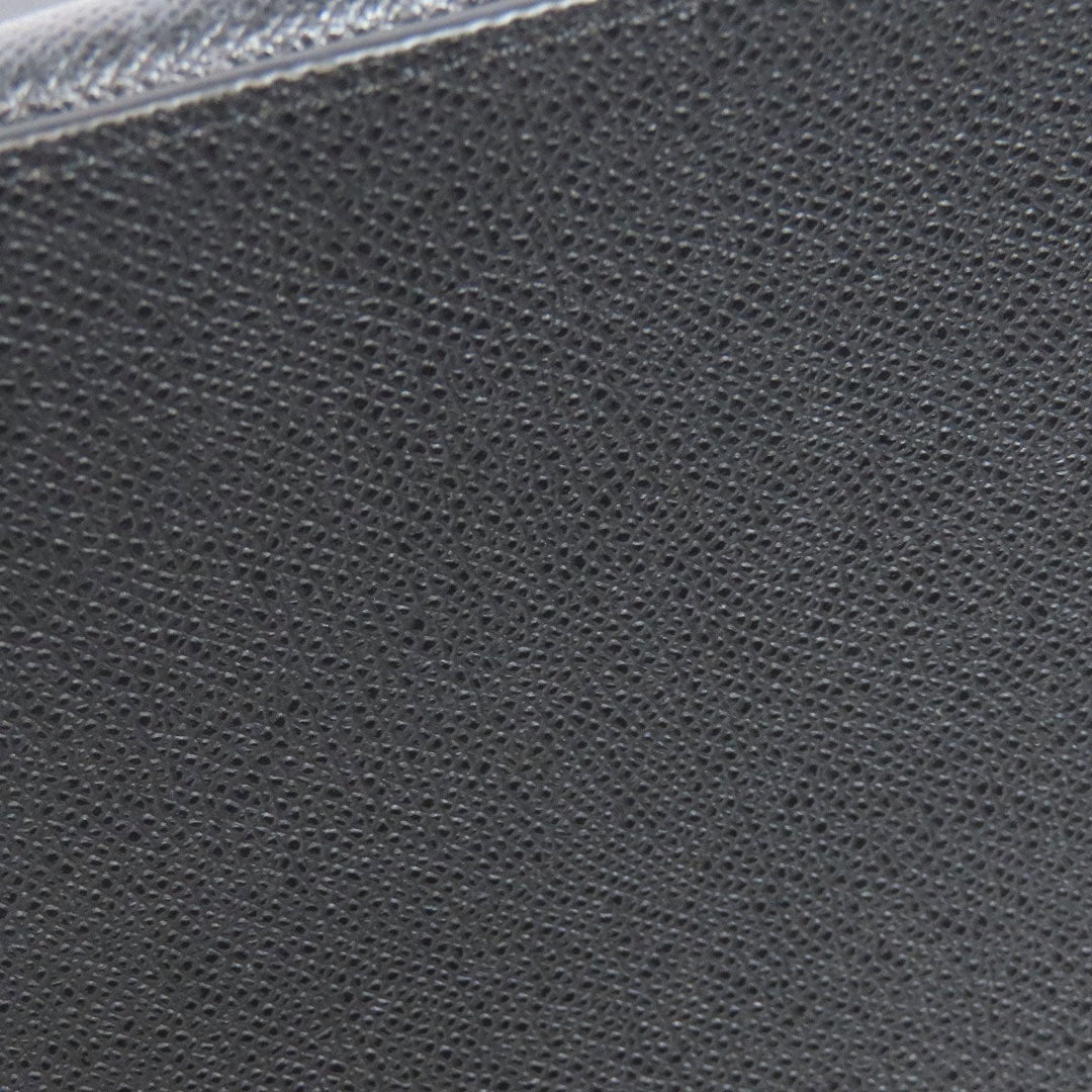 COACH Tote Bag F31474 leather black logo Women Used Authentic