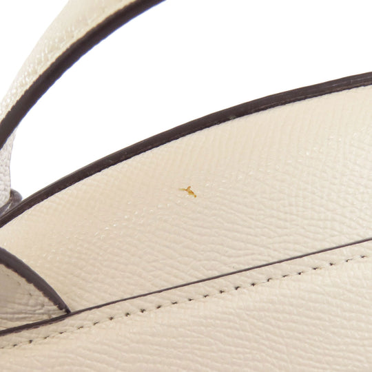 COACH Backpack F76622 Leather, PVC white Signature Women Used Authentic