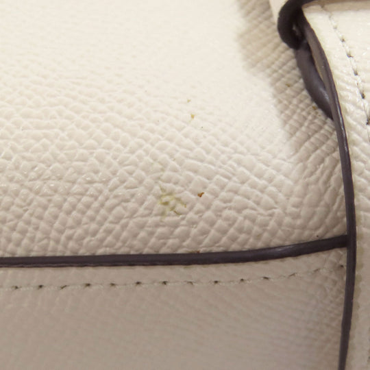 COACH Backpack F76622 Leather, PVC white Signature Women Used Authentic