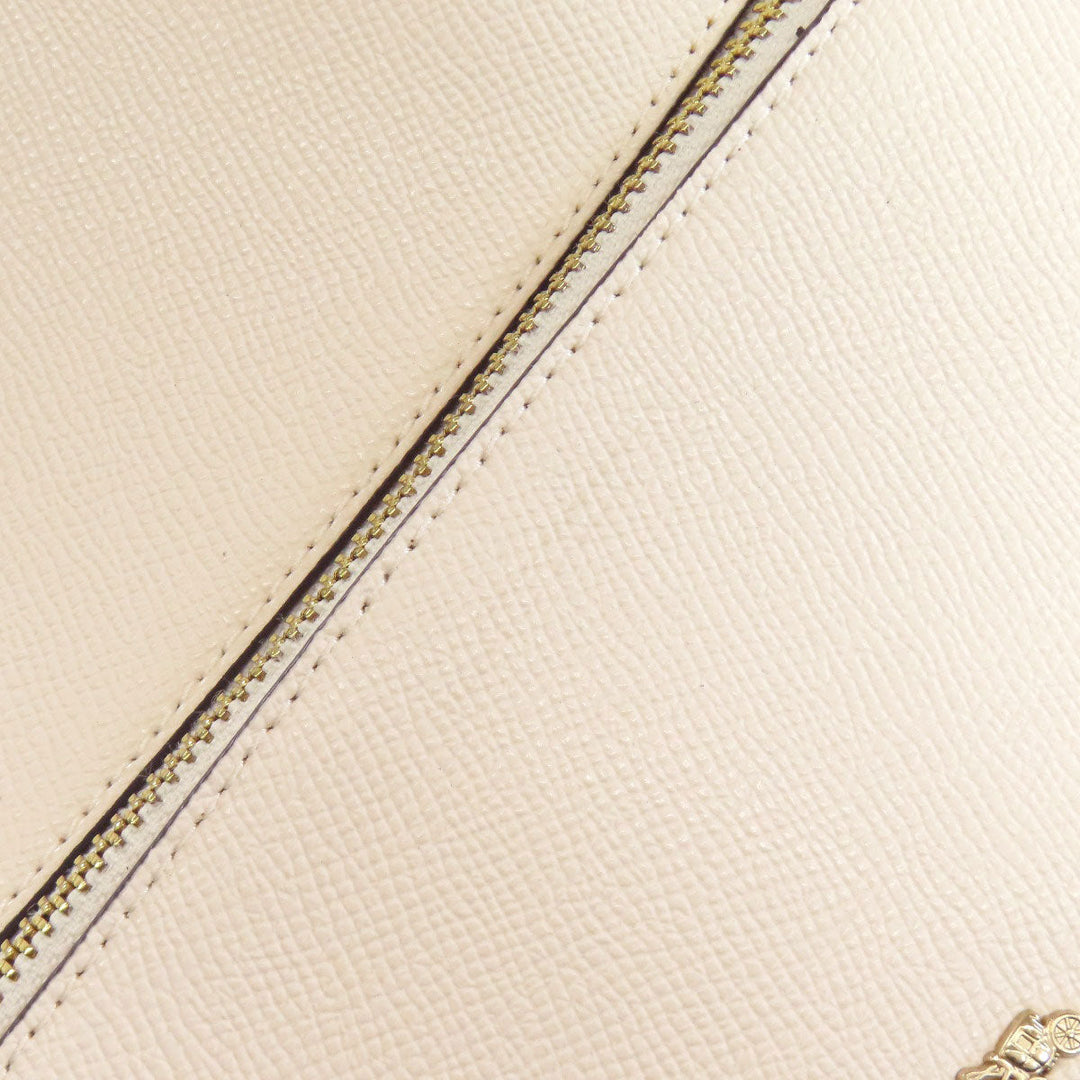 COACH Backpack F76622 Leather, PVC white Signature Women Used Authentic