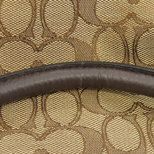 COACH Handbag F36200 canvas Brown Signature 2WAY