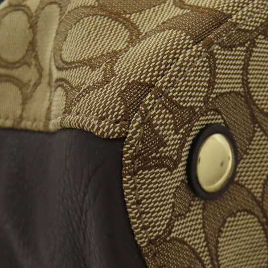 COACH Handbag F36200 canvas Brown Signature 2WAY