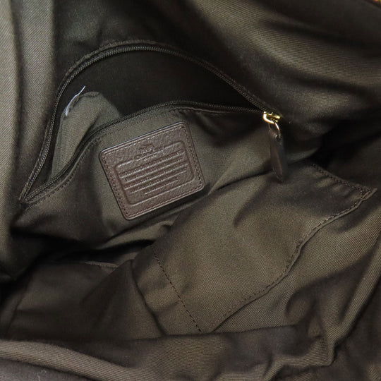 COACH Handbag F36200 canvas Brown Signature 2WAY