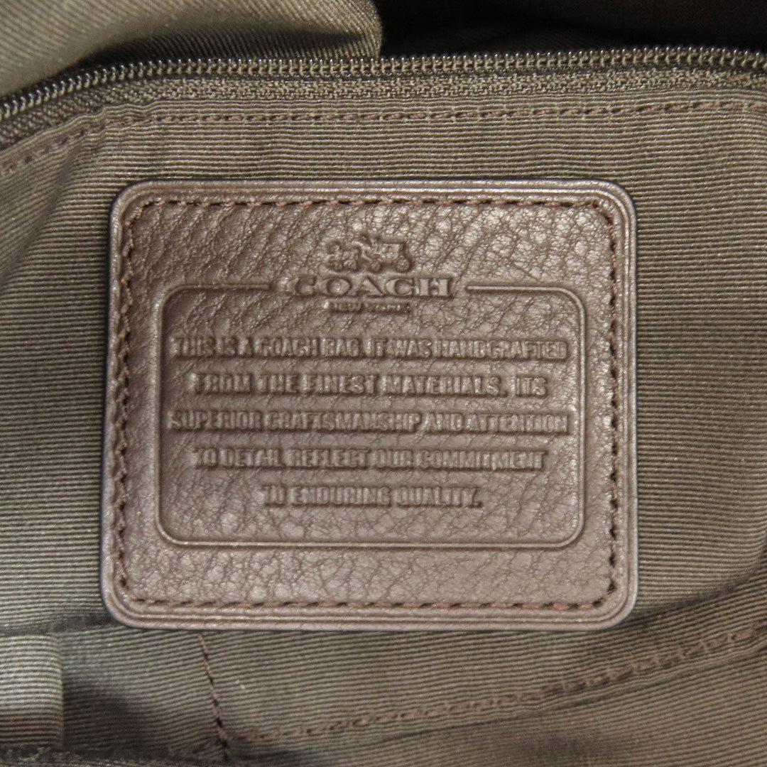 COACH Handbag F36200 canvas Brown Signature 2WAY