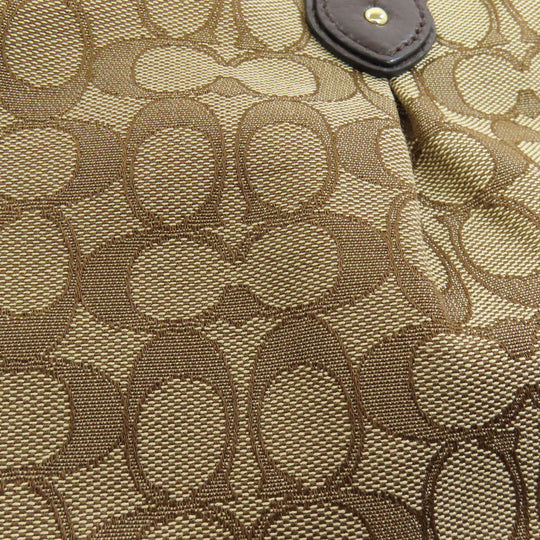 COACH Handbag F36200 canvas Brown Signature 2WAY