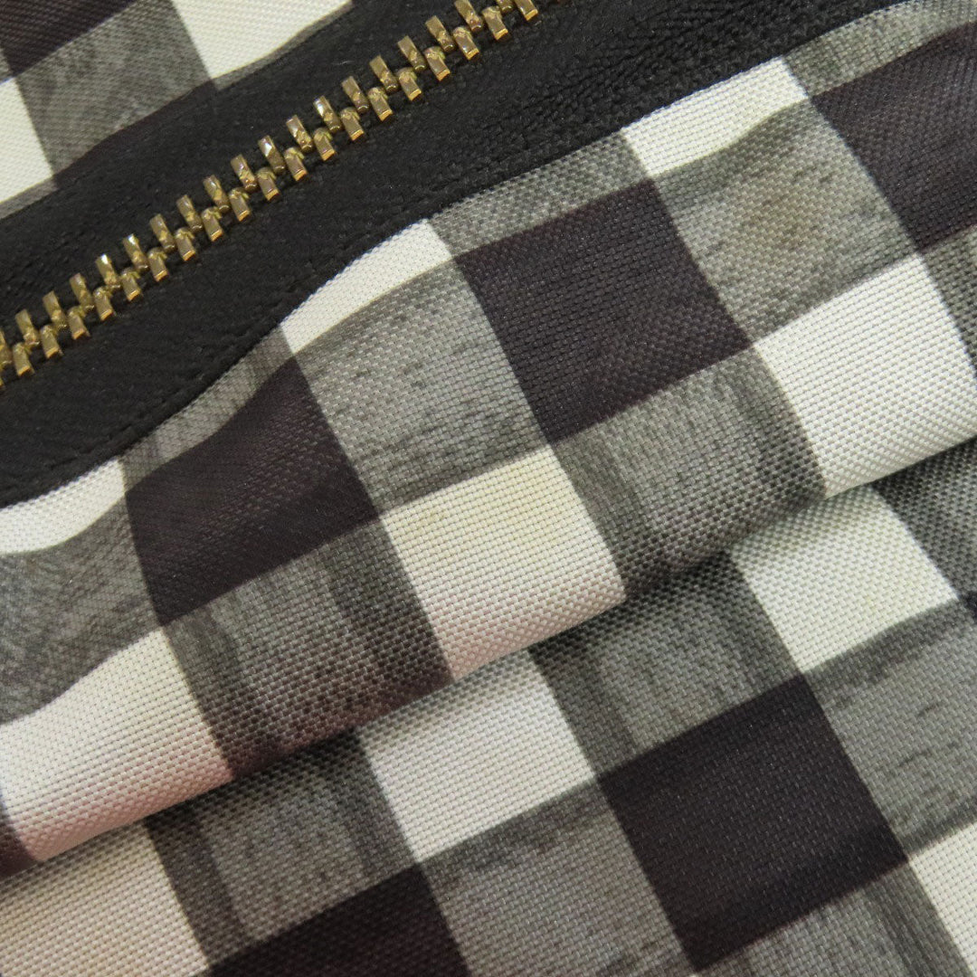 MARC BY MARC JACOBS Backpack Nylon black Check Pattern Women Used Authentic