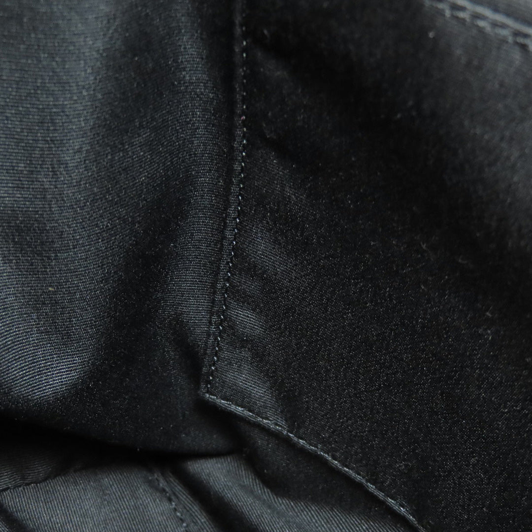 COACH Tote Bag F57789 leather black logo Women Used Authentic