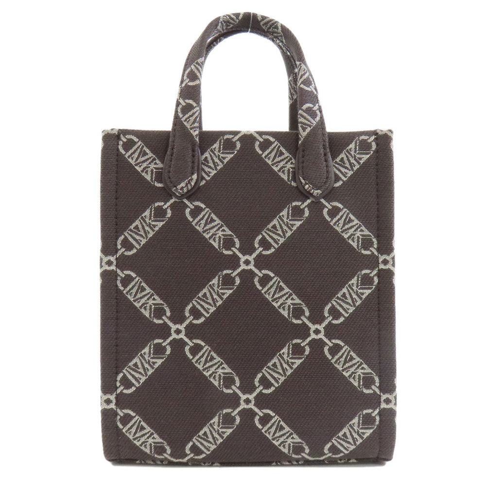 MICHAEL KORS Handbag canvas Brown GIGI 2WAY Women Used Authentic