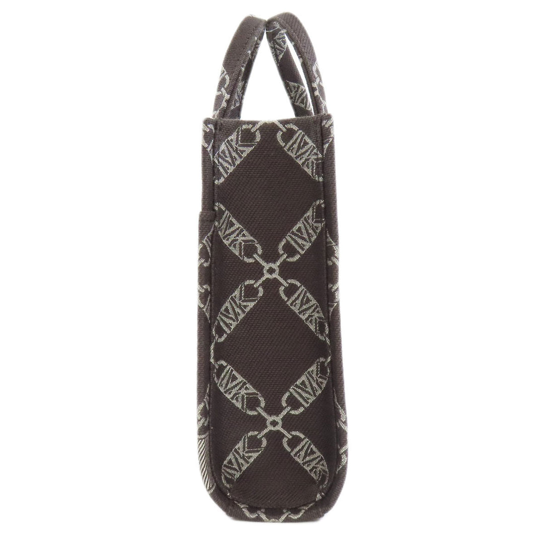 MICHAEL KORS Handbag canvas Brown GIGI 2WAY Women Used Authentic