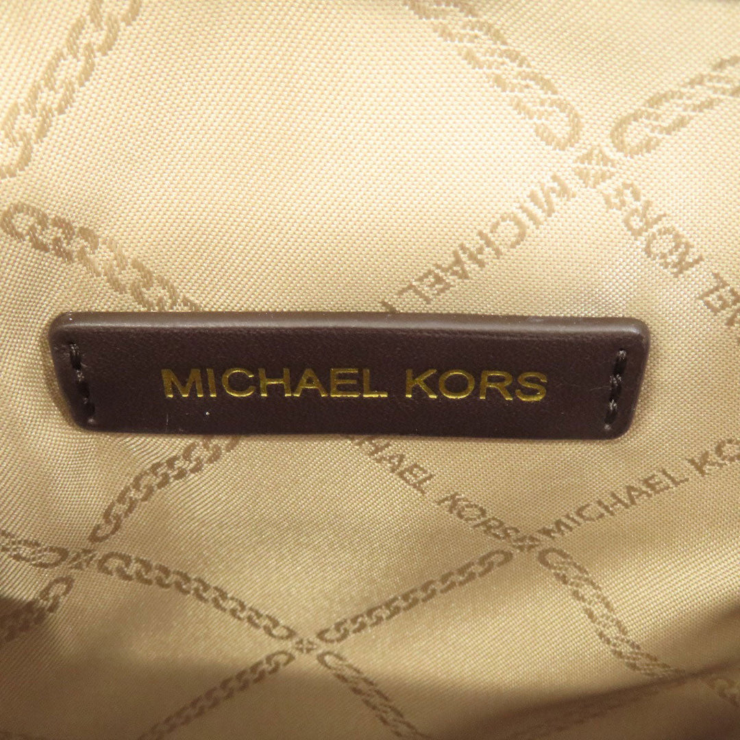 MICHAEL KORS Handbag canvas Brown GIGI 2WAY Women Used Authentic